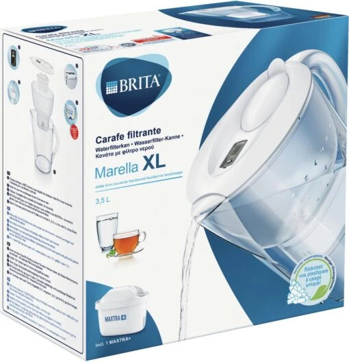 BRITA - Waterfilterkan Marella XL - Wit - 3,5L -Beste Keuken Serie Winkel 1159x1200 2