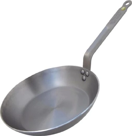 DeBuyer Mineral B Element Koekenpan - Zilver - Rond - Ø 24 Cm -Beste Keuken Serie Winkel