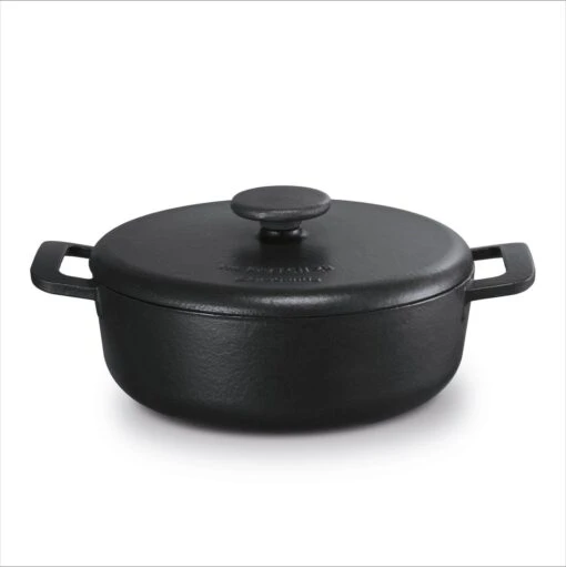 BRABANTIA THE DUTCH Gietijzeren Braadpan - Ø 28cm - MAT Zwart - Inductie -Beste Keuken Serie Winkel 1198x1200 12