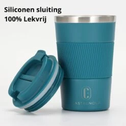 Castagnola Design RVS Koffiebeker To Go - Blauw - 380ml - Thermosbeker - Theebeker -Beste Keuken Serie Winkel 1198x1200 15