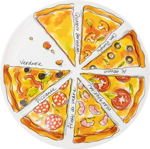 Blond Amsterdam, Specials Pizza Bord Slices, 31CM -Beste Keuken Serie Winkel 1200x1194 1