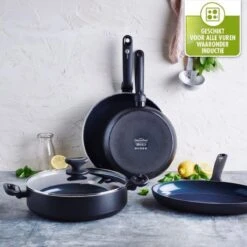 Greenpan Torino Keramische Hapjespan - 28 Cm - Met Glazen Deksel -Beste Keuken Serie Winkel 1200x1200 145