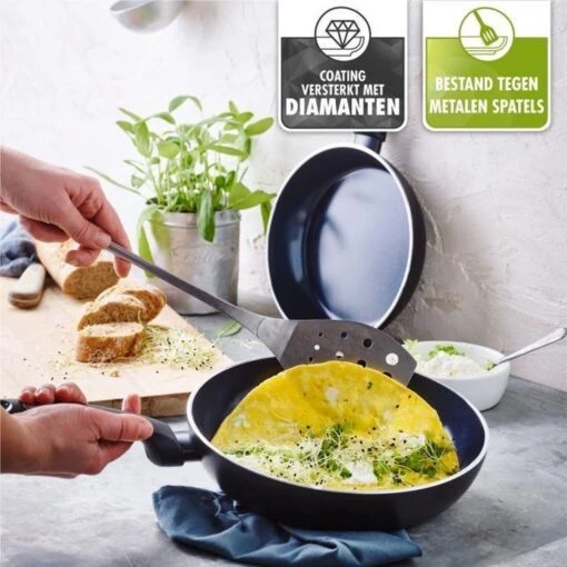 Greenpan Torino Keramische Hapjespan - 28 Cm - Met Glazen Deksel -Beste Keuken Serie Winkel 1200x1200 153