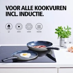 BRABANTIA INDU+ Pannenkoekenpan - Keramische Antiaanbaklaag - Ø 24 Cm - Inductie - Pfas Vrij -Beste Keuken Serie Winkel 1200x1200 186