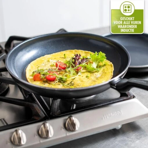 GreenPan Memphis Koekenpan 28cm - Zwart - Inductie - PFAS-vrij -Beste Keuken Serie Winkel 1200x1200 352