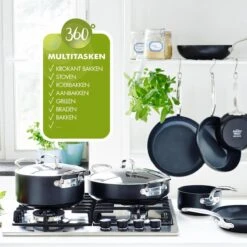 GreenPan Barcelona Infinity Pro Koekenpannenset - 3-delig - Zwart - Inductie - PFAS-vrij -Beste Keuken Serie Winkel 1200x1200 442