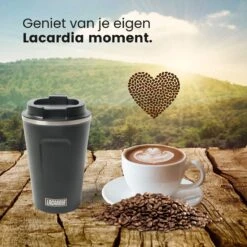 LaCardia Koffiebeker To Go Premium Zwart – Thermosbeker – Theebeker – 380ML – Herbruikbaar -Beste Keuken Serie Winkel 1200x1200 685