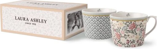 Laura Ashley Giftset 2 Bekers Assorti Bloem 30 Cl. -Beste Keuken Serie Winkel