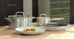 Tefal Virtuoso Pannenset 5 Delig - Hoge Kookpan Ø 22 Cm + Steelpan Ø 16 Cm + Kookpannen Ø 18/20/24 Cm -Beste Keuken Serie Winkel 1200x634