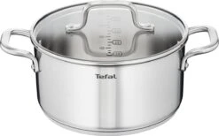 Tefal Virtuoso Pannenset 5 Delig - Hoge Kookpan Ø 22 Cm + Steelpan Ø 16 Cm + Kookpannen Ø 18/20/24 Cm -Beste Keuken Serie Winkel 1200x749