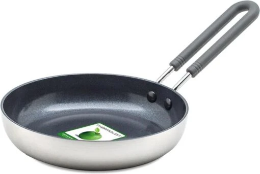 GreenPan Mini Koekenpan 14cm - Zilver - Inductie - PFAS-vrij -Beste Keuken Serie Winkel