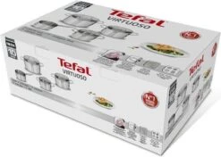 Tefal Virtuoso Pannenset 5 Delig - Hoge Kookpan Ø 22 Cm + Steelpan Ø 16 Cm + Kookpannen Ø 18/20/24 Cm -Beste Keuken Serie Winkel 1200x857