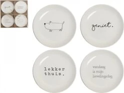 Gusta - Gebaksbordjes - ø 15 Cm - Set 4 Stuks - Porselein - Wit -Beste Keuken Serie Winkel 1200x906 15