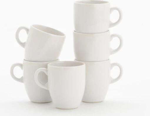 Lite-Body Hermes Koffie Beker - 200 Ml - Set Van 6 - Wit -Beste Keuken Serie Winkel 1200x927 3