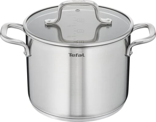 Tefal Virtuoso Pannenset 5 Delig - Hoge Kookpan Ø 22 Cm + Steelpan Ø 16 Cm + Kookpannen Ø 18/20/24 Cm -Beste Keuken Serie Winkel