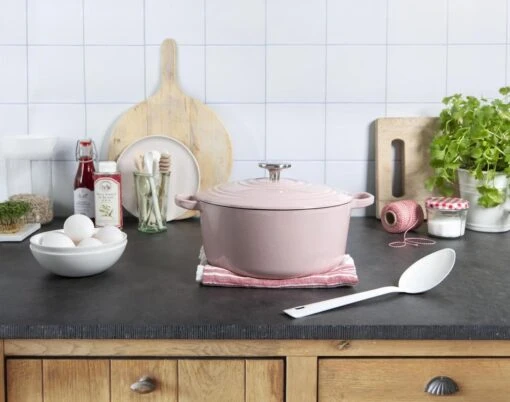 BK Bourgogne Braadpan Ø 24 Cm - Roze - Gietijzer - Inductie -Beste Keuken Serie Winkel